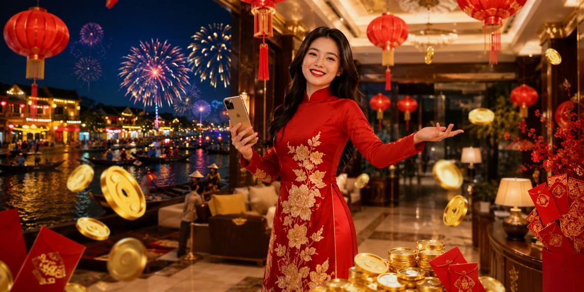 Khuyến mãi phong bì đỏ may mắn