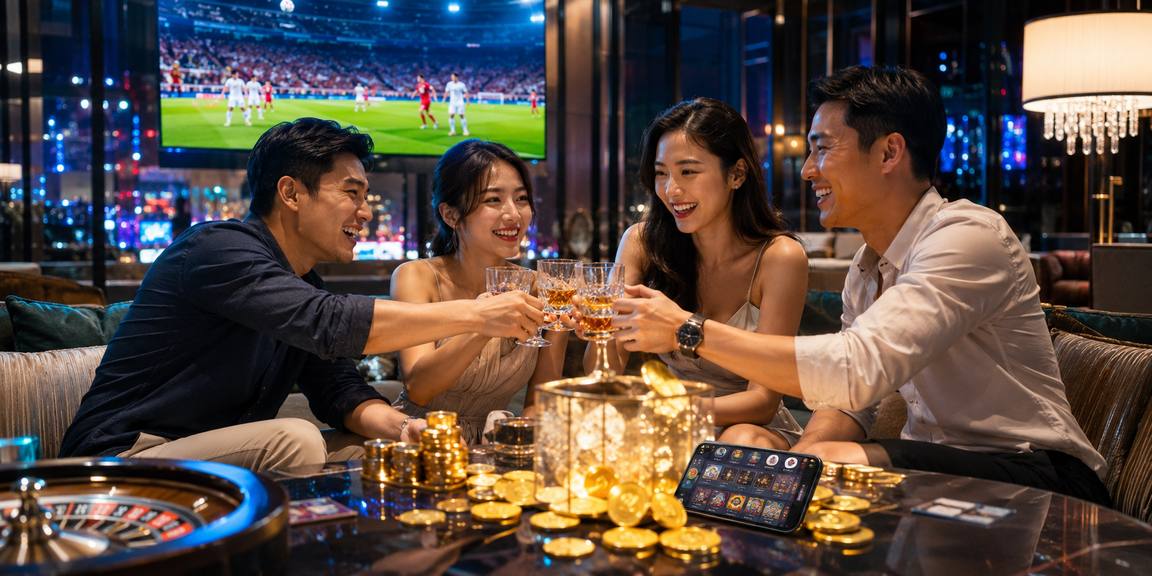 Màn hình phát trực tiếp đá gà với nền neon